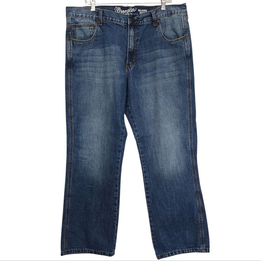 38x32 Wrangler Retro Jeans Relaxed Fit Bootcut Jeans Medium Wash WLT20TY Cowboy